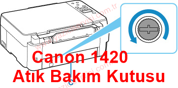 Canon G1420 Destek Kodu 1726 Hatası Çözümü MC-G02 Bakım Kartuşu