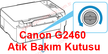 Canon G2460 Destek Kodu 1726 Hatası Çözümü MC-G02 Bakım Kartuşu