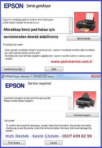 Epson Yazıcı Resetleme Programı