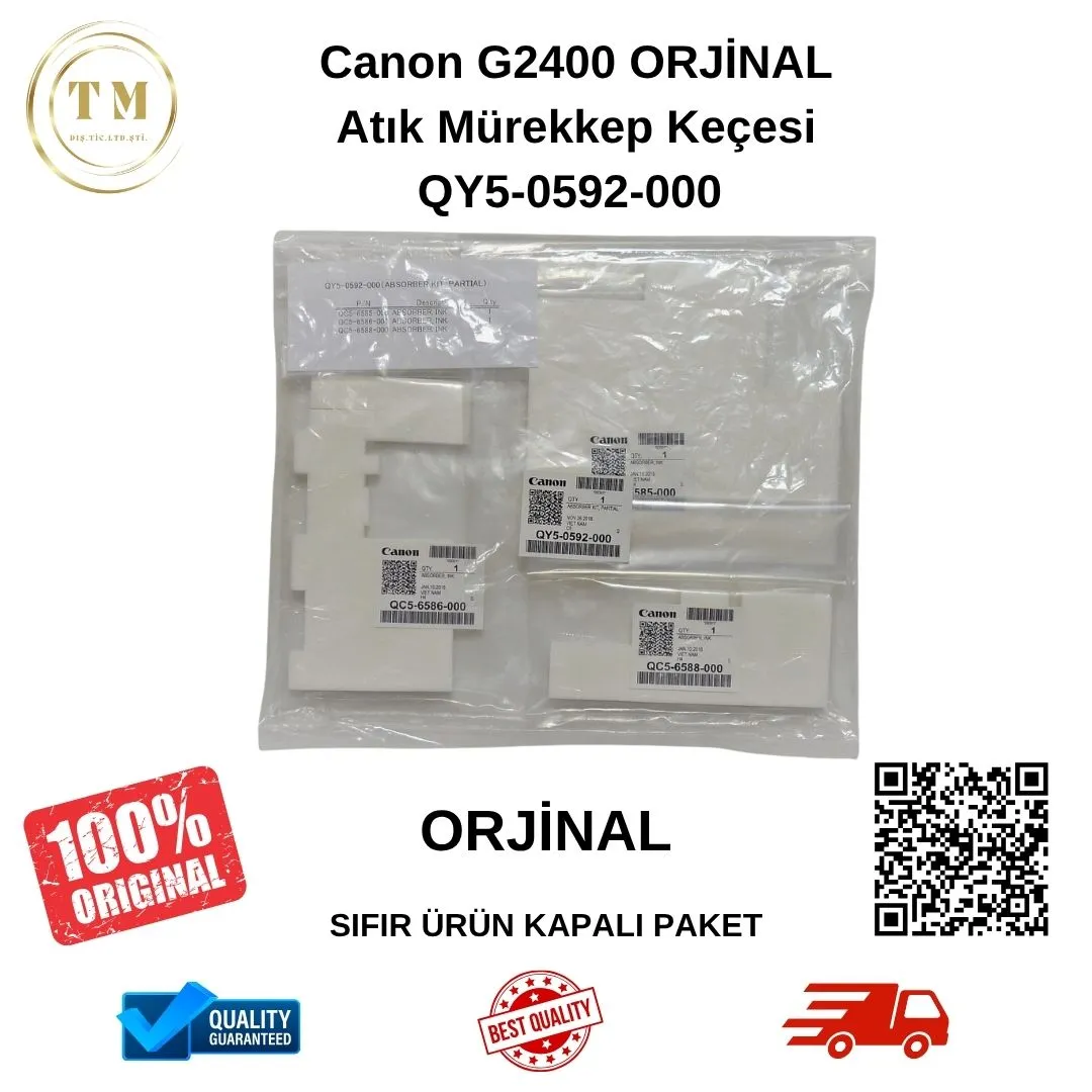 Canon G2400 Orijinal Atık Mürekkep Keçesi (Bakım Pedi)