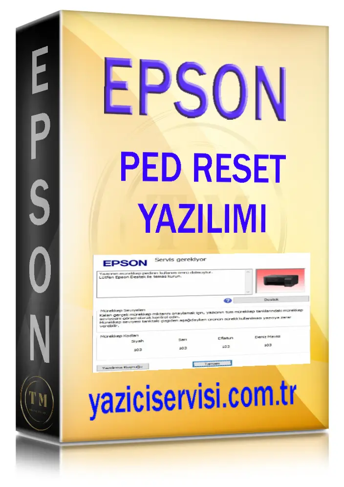 Epson L100 mürekkep pedinin kullanım ömrü dolmuştur hatası Çözümü