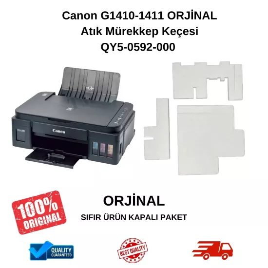 Canon G1410-G1411 Orjinal Atık Mürekkep Keçesi | %100 Orjinal  Bakım Pedi